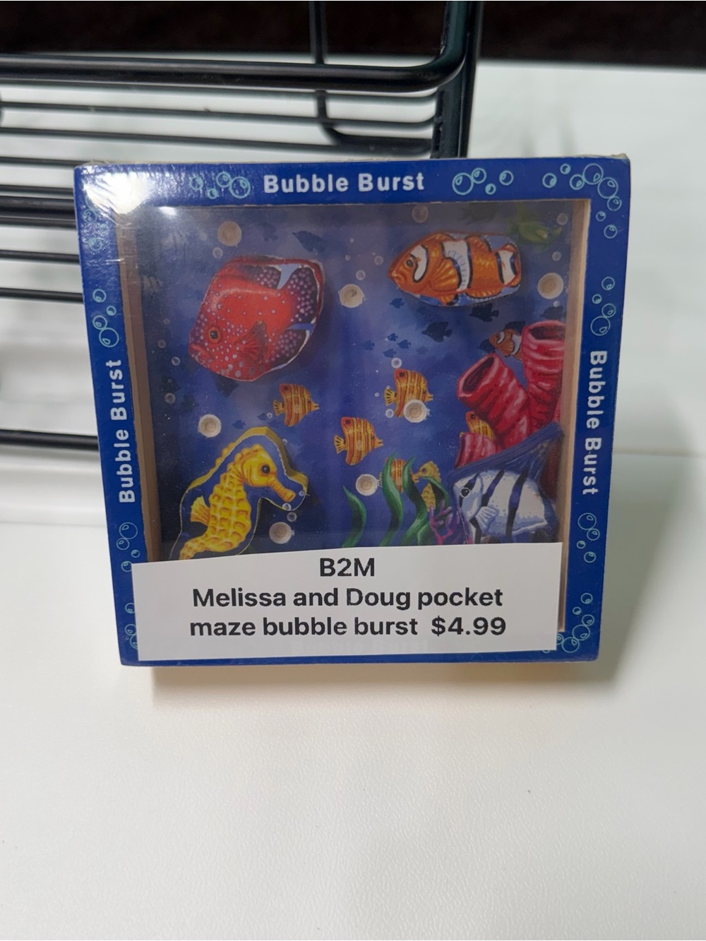 Bubble Burst Pocket Maze Game - Blue Melissa & Doug